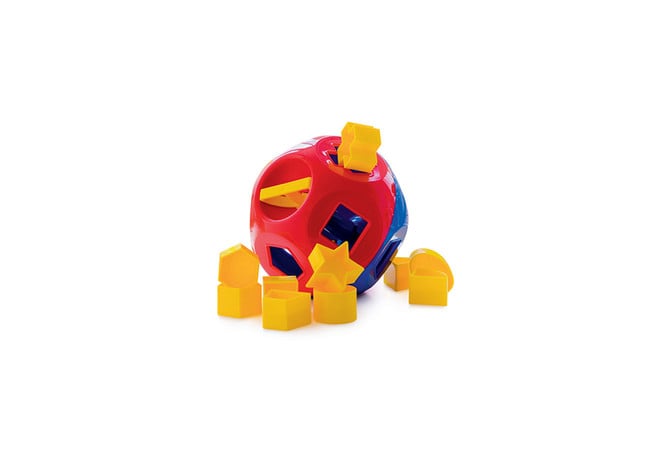 tupperware shape sorter