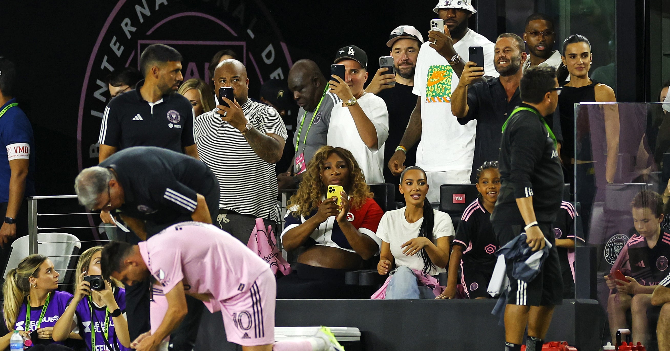 Serena Williams, Kim Kardashian, and More Stars Attend Lionel Messi’s Inter Miami Debut