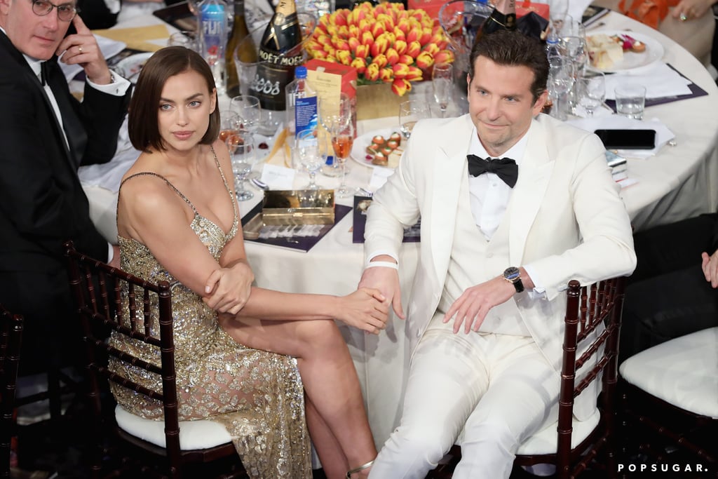 Pictured: Irina Shayk and Bradley Cooper