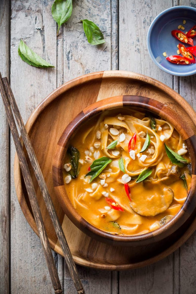 Spicy Thai Curry and Pumpkin Noodle Soup
