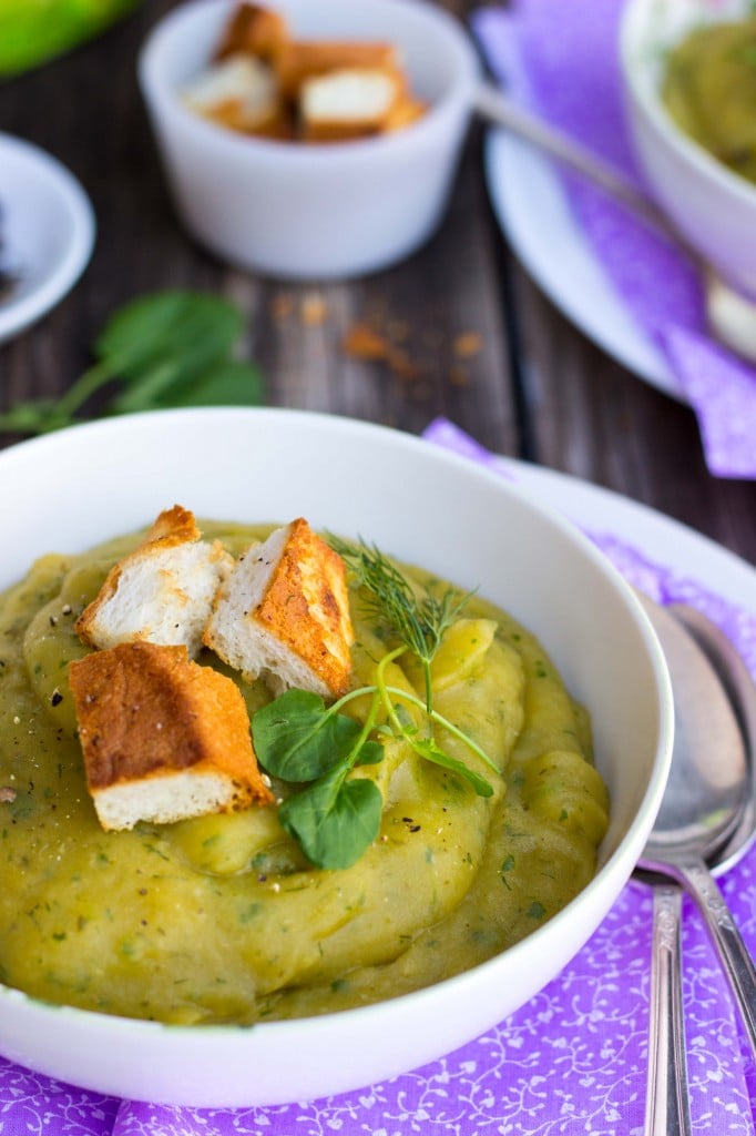 Chilled Watercress and Potato Soup