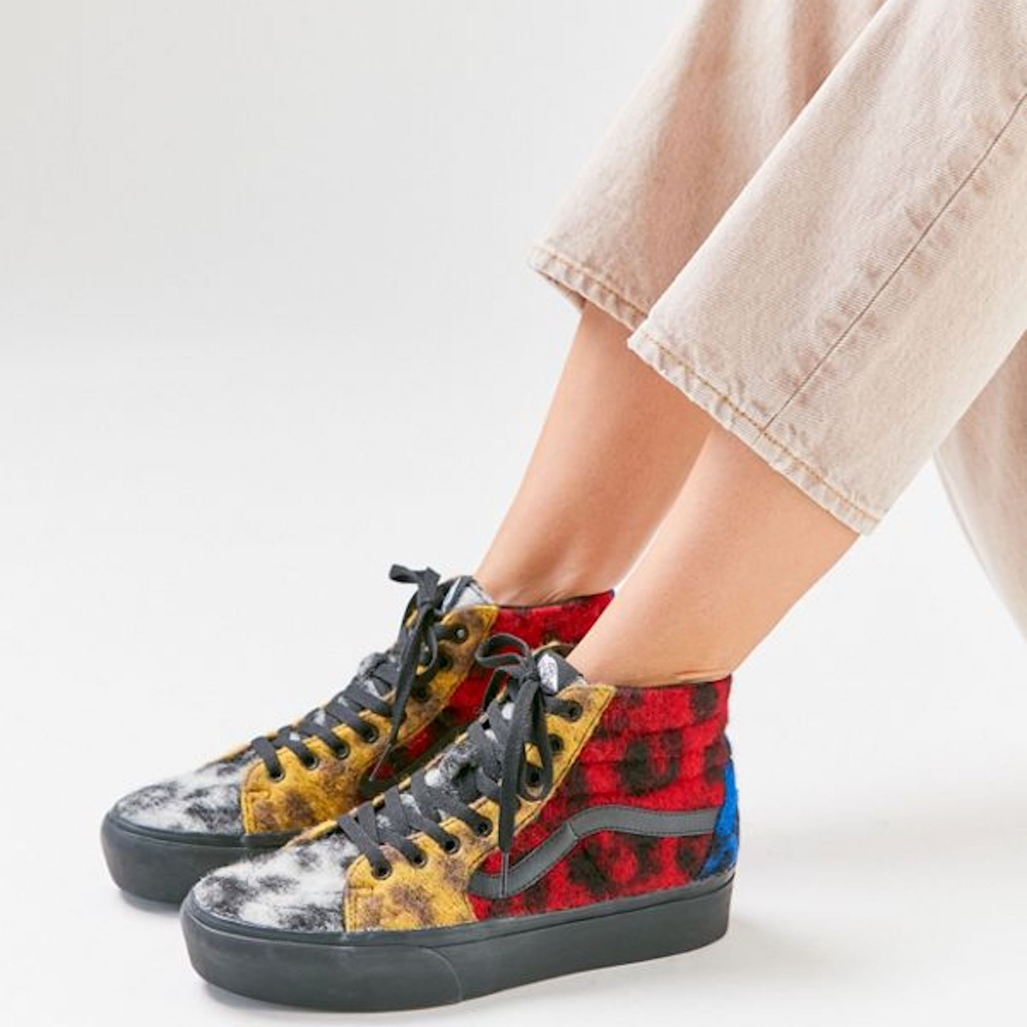 vans wedge sneakers