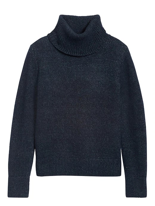 Merino-Blend Turtleneck Sweater