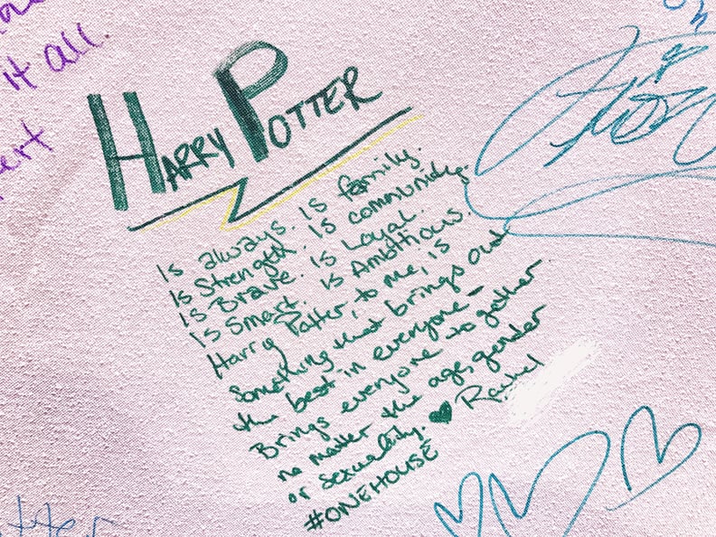 "Harry Potter: Is always. Is family. Is Strength. Is community. . . . Is smart. Is ambitious."