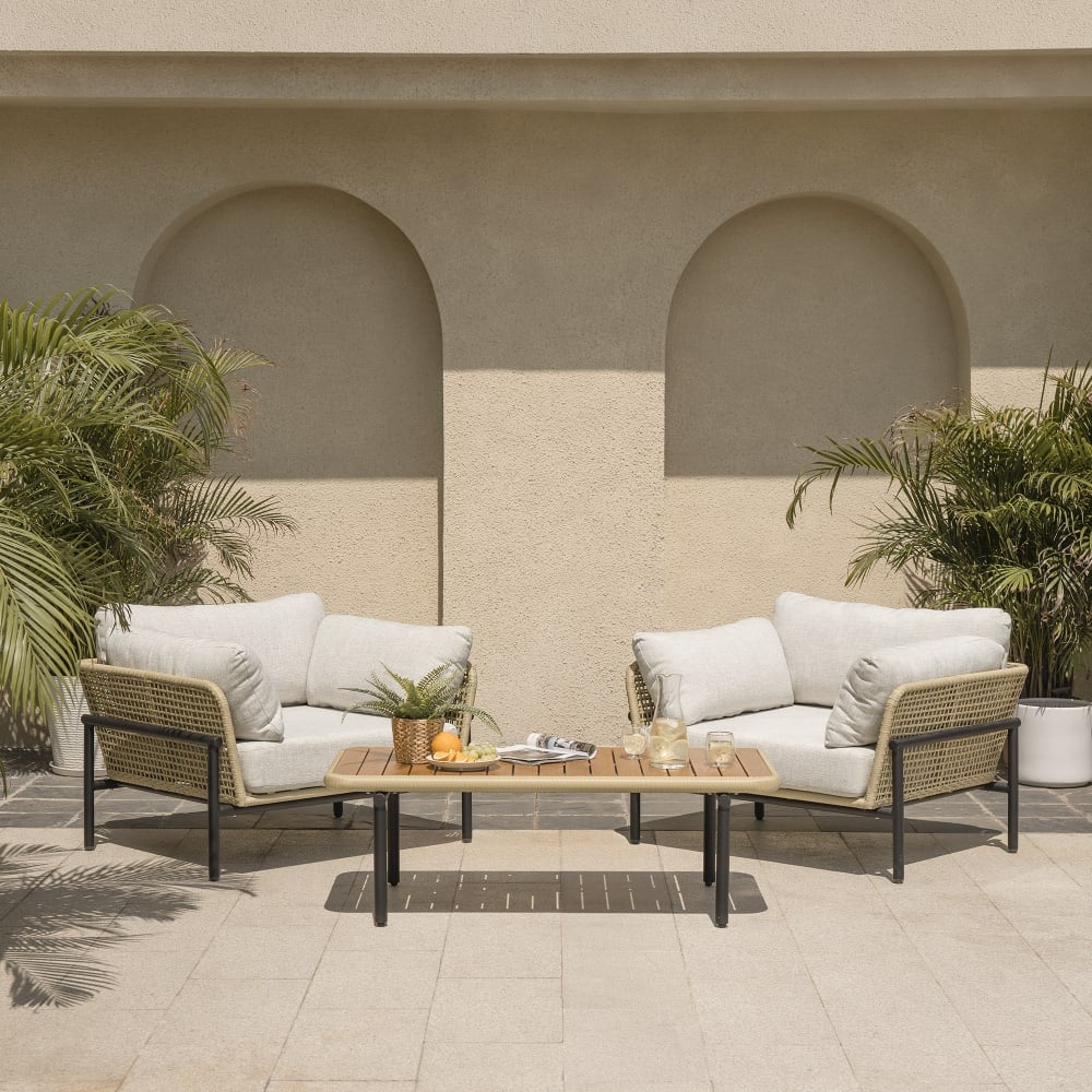 Castlery Sierra 2 Lounge Chairs with Coffee Table Set