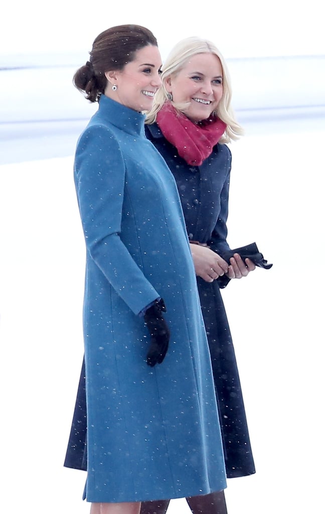 The Duchess of Cambridge and Crown Princess Mette-Marit of Norway