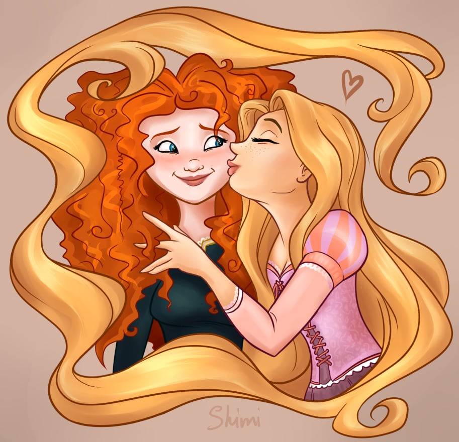 Merida and Rapunzel
