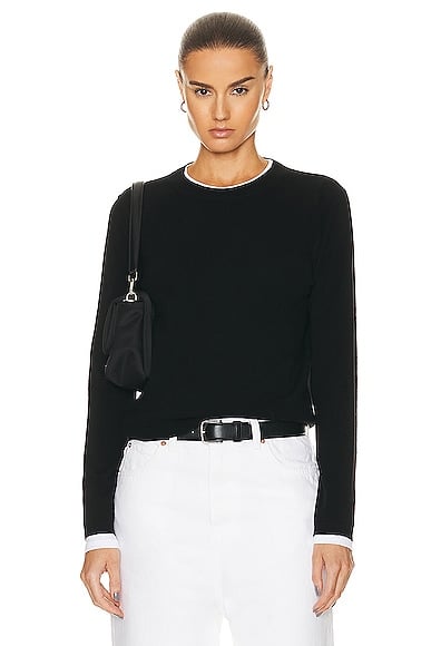 Guest in Residence Shrunken Crew Top