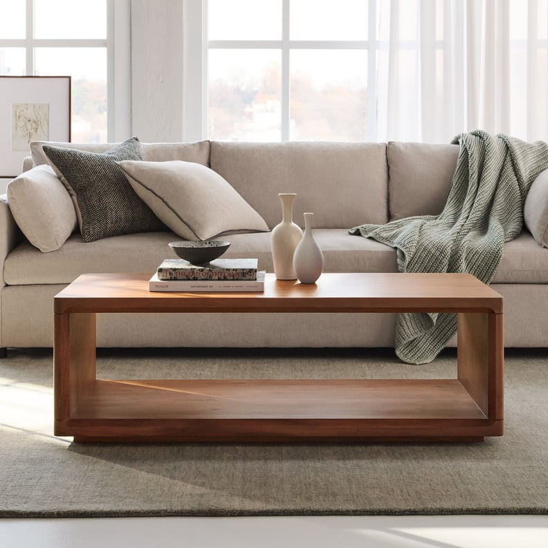 Best Open Storage Coffee Table From West Elm