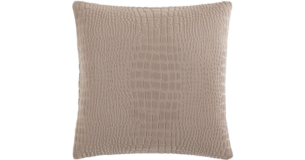 faux crocodile pillow