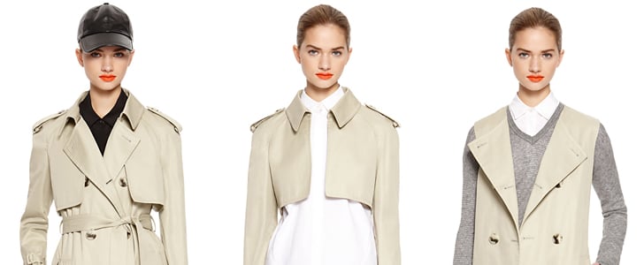 DKNY Convertible Trench Coat