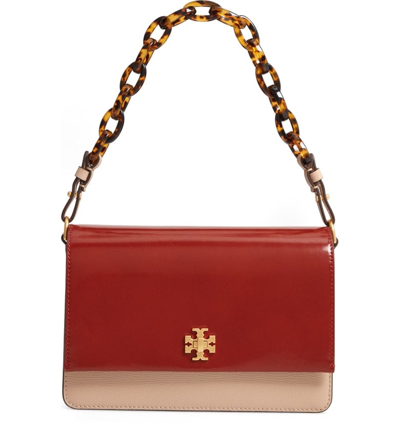 Tory Burch Kira Colorblock Leather Shoulder Bag