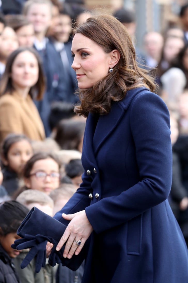 Kate Middleton's Blue Hobbs Coat | POPSUGAR Fashion Photo 4