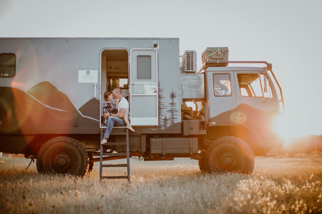 Couple Lives in a Converted Military Truck