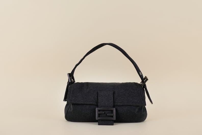 Fendi Vintage Jersey Baguette Shoulder Bag