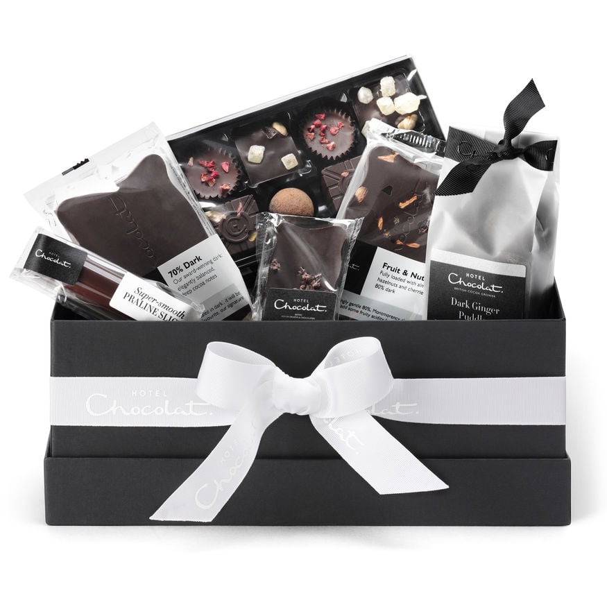 Hotel Chocolat All Dark Vegan Chocolate Hamper