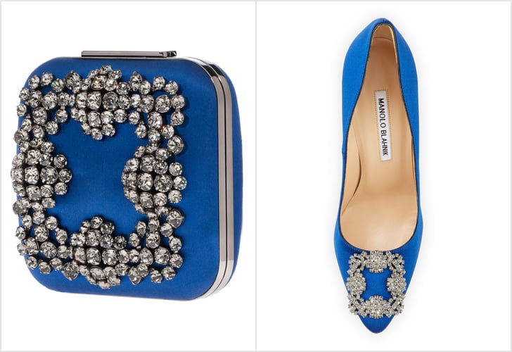 Manolo Blahnik Hangi Clutch, Inspired by the Hangisi Shoe