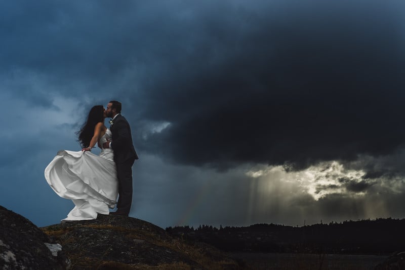 Stormy Pacific Northwest Wedding