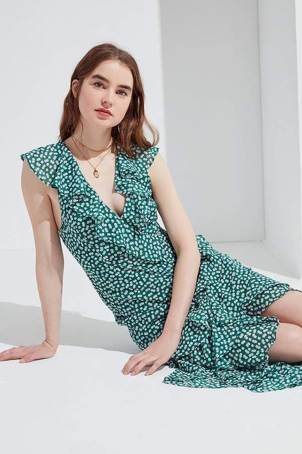 C/meo Collective Be About You Ruffle Midi Dress