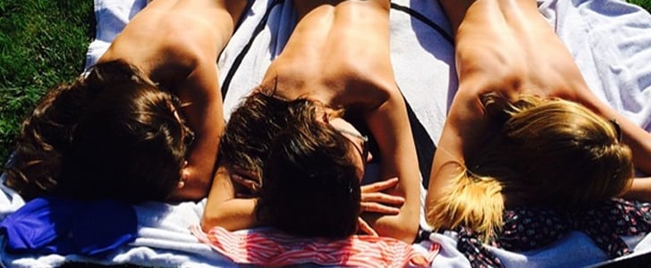 Alessandra Ambrosio Sunbathing Topless | Photo