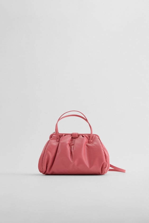 Zara Soft-Clasp迷你Crossbody袋