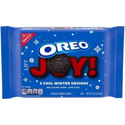 Oreo Limited Edition Red Colored Creme Chocolate Sandwich Cookies