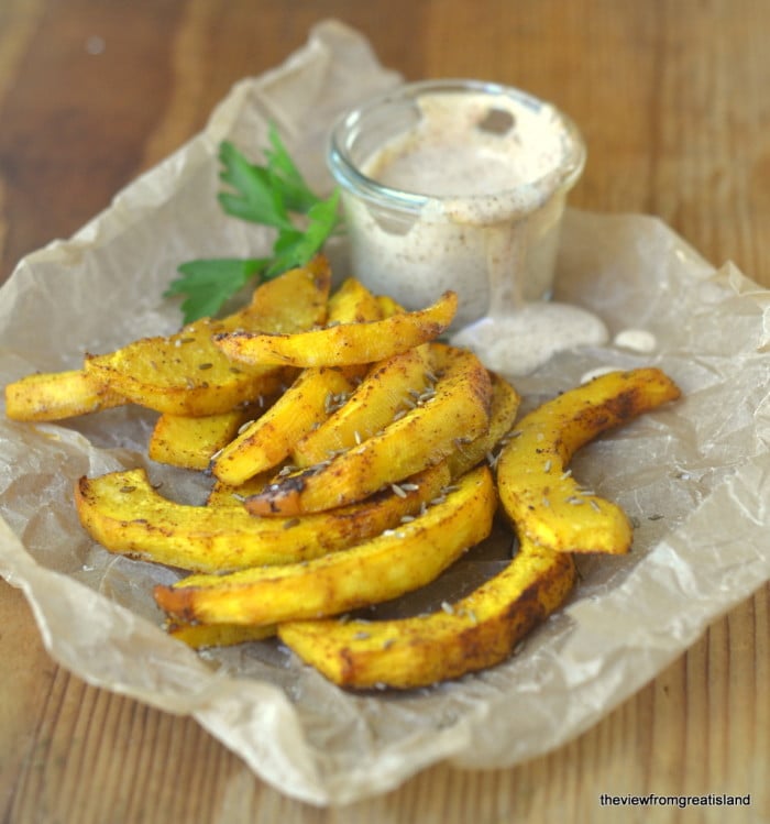 Oven Baked Pumpkin Chipotle Fries