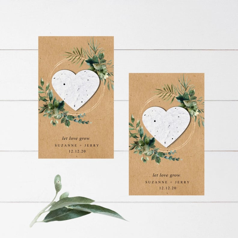 An Eco-Friendly Option: Plantable Wedding Favor Seeds