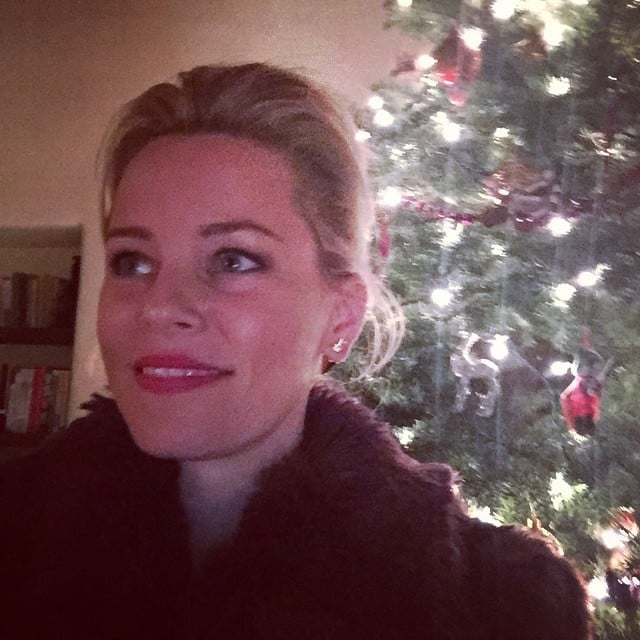 Elizabeth Banks got into the holiday spirit with a Christmas tree selfie.
Source: Instagram user elizabethbanks