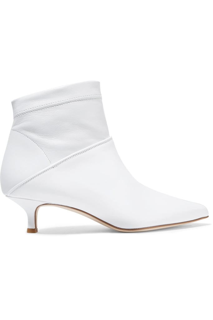 Tibi Jean Leather Sock Boots