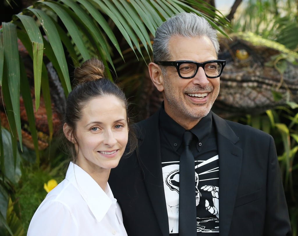 Pictured: Jeff Goldblum and Emilie Livingston