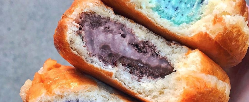 Ice-Cream-Stuffed Doughnuts