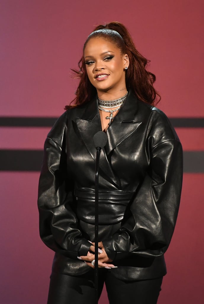 Rihanna's Leather Outfit at the BET Awards 2019