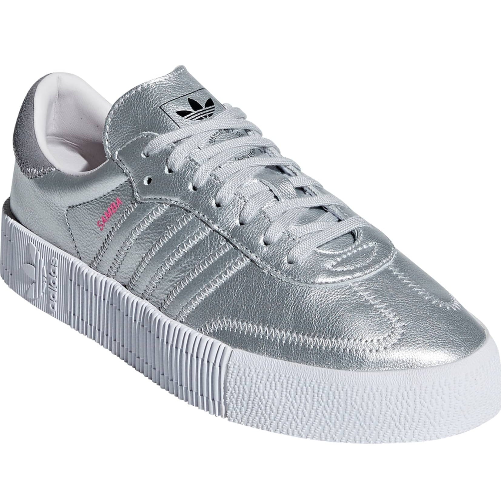 Adidas Silver Samba Sneakers | POPSUGAR Fashion