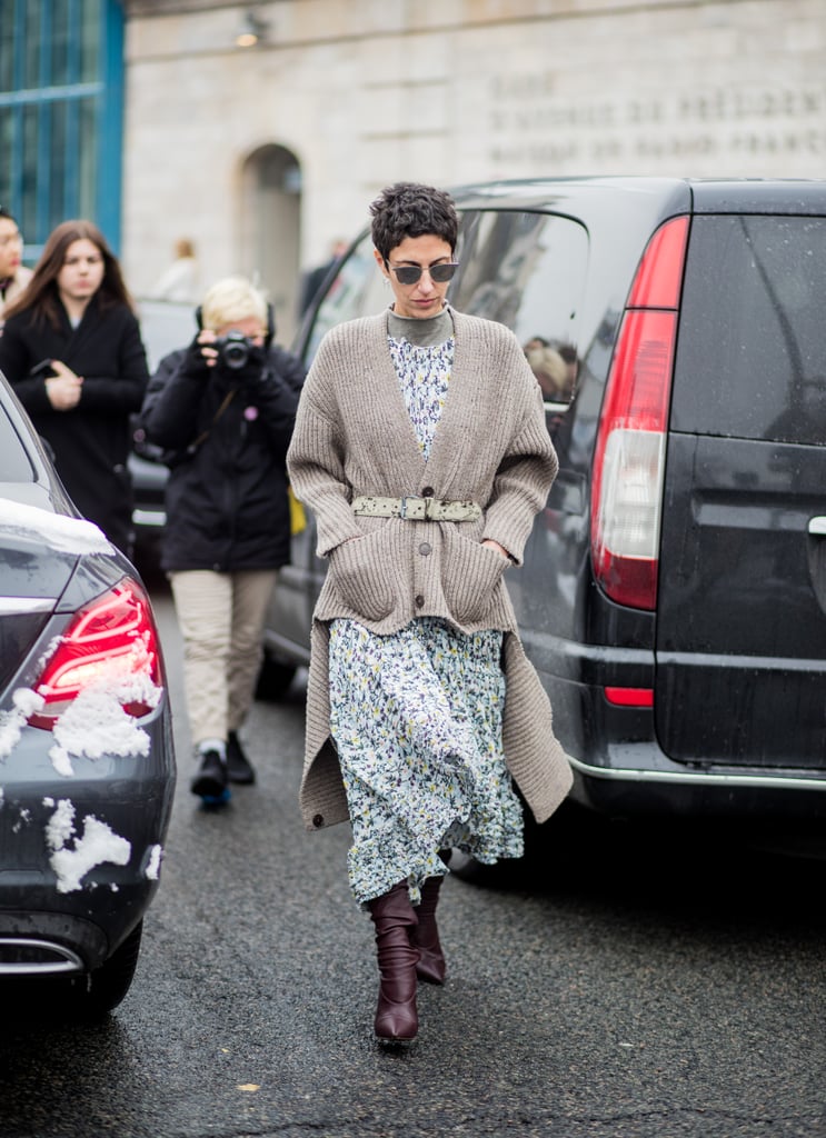 Winter Work Outfits With a Cardigan