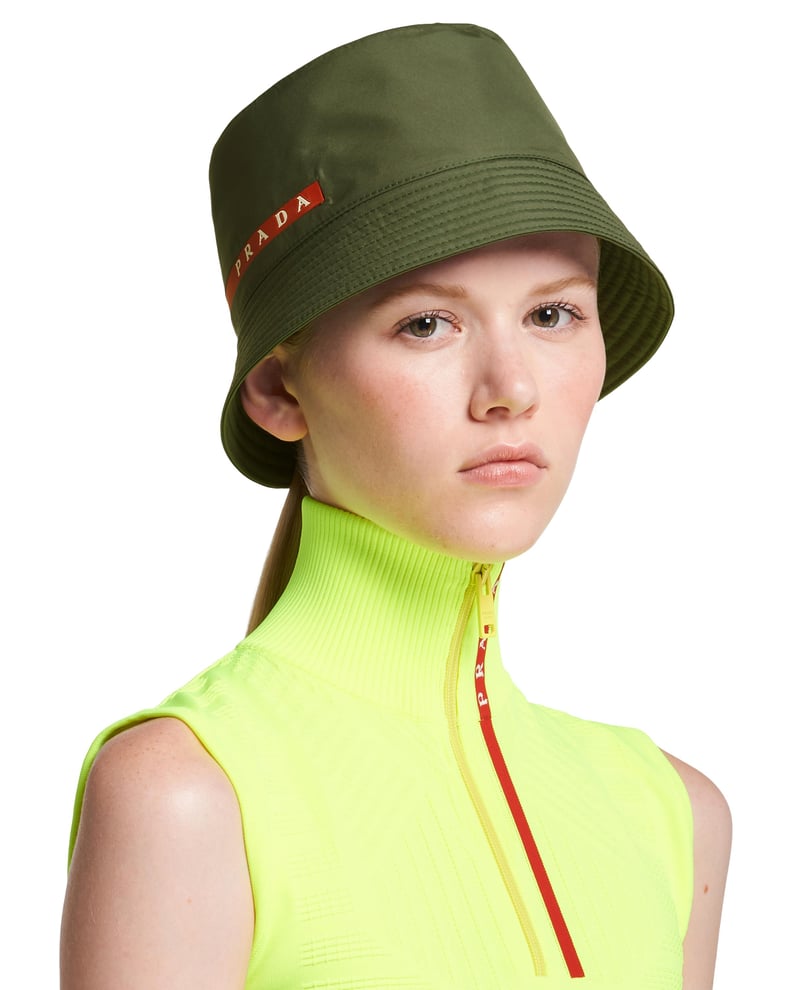 Prada Green Technical Fabric Bucket Hat