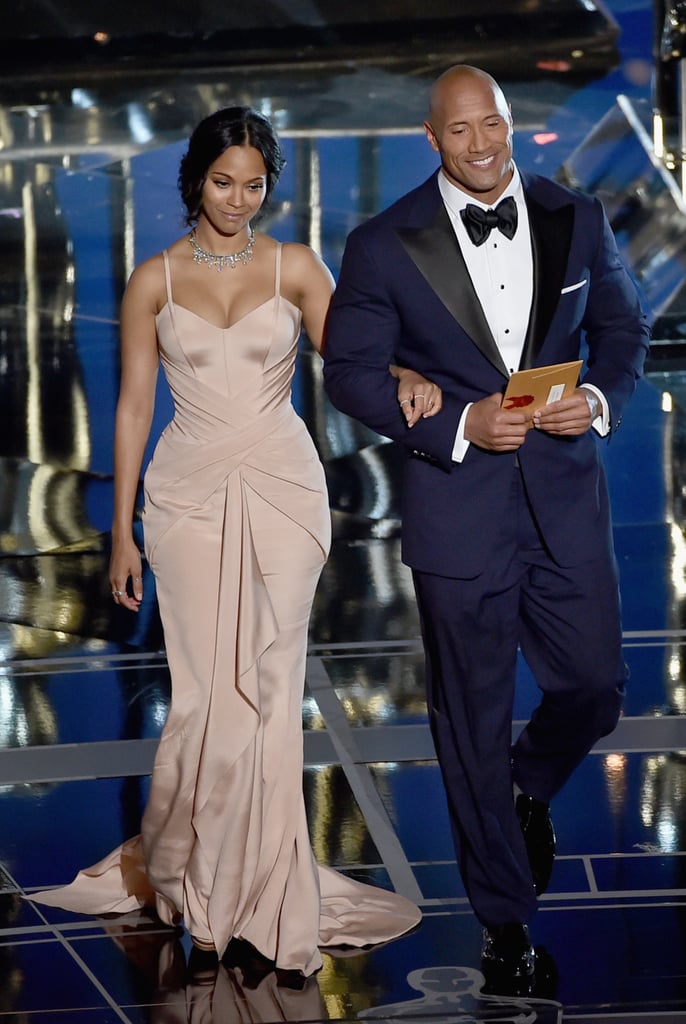 Zoe Saldana at the Oscars 2015 Pictures