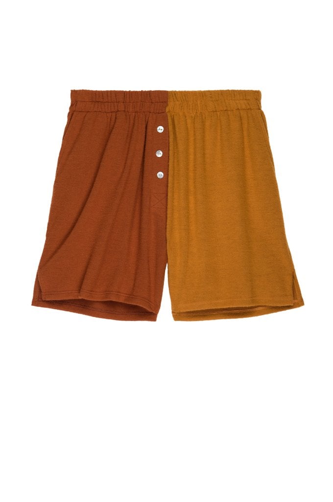 Donni Duo Sweater Henley Short