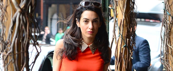 Amal Clooney Wearing a Gucci Top