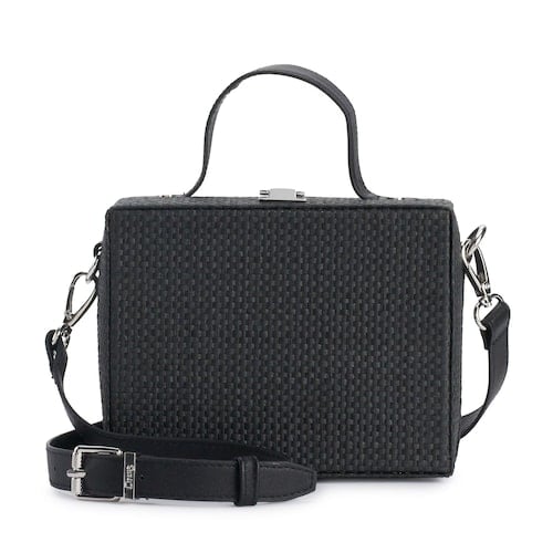 Circus by Sam Edelman Evelyn Straw Paper Mini Box Bag This