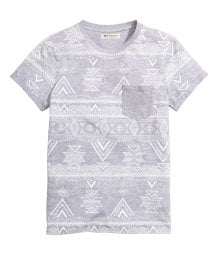 H&M LOVES COACHELLA T-Shirt With Chest Pocket