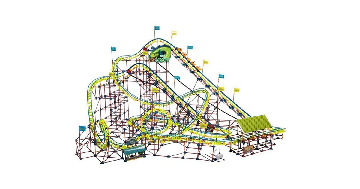 Knex Son Of Serpent Roller Coaster Set Big Holiday Gifts For