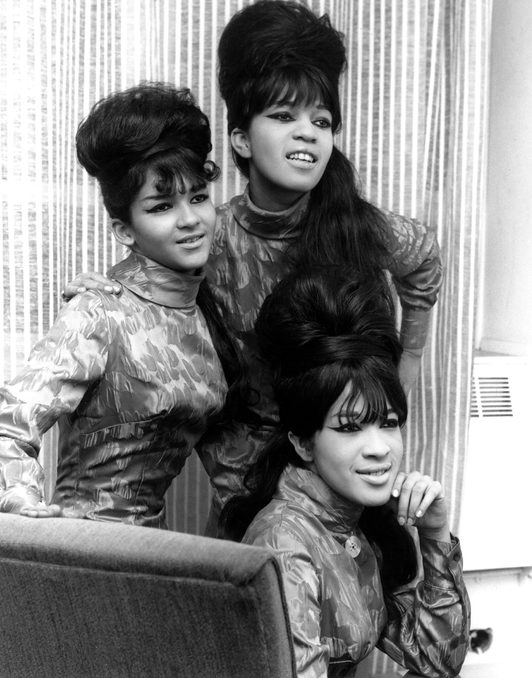 CIRCA 1965:  Nedra Talley Ross, Estelle Bennett Vann, and Ronnie Spector of the vocal trio 