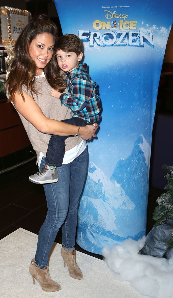 Vanessa Lachey and Son at Frozen on Ice December 2015