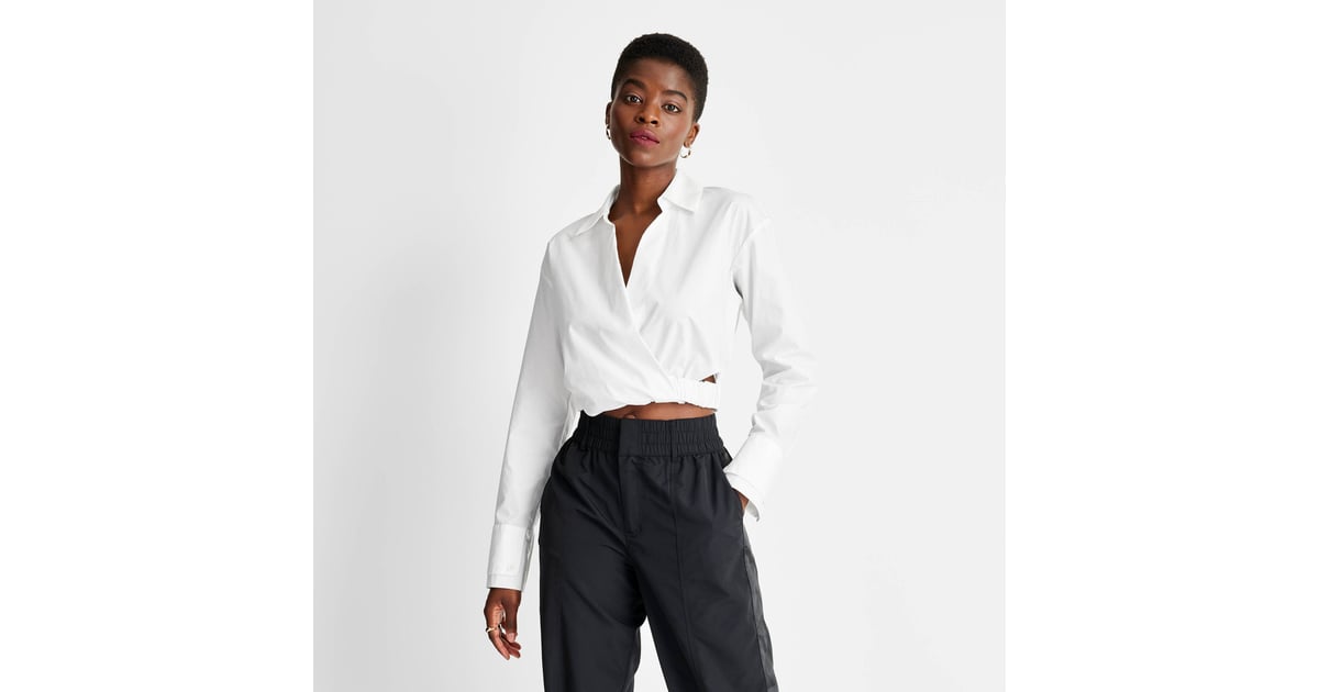 Tailored Blouse: Future Collective With Kahlana Barfield Brown Long
