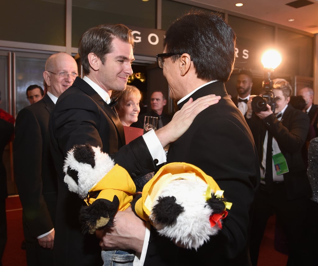 Pictured: Jackie Chan and Andrew Garfield