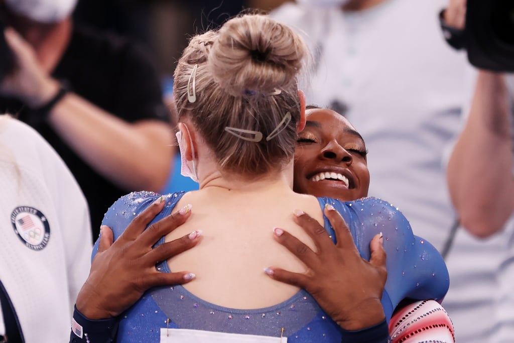 Simone Biles's Double French Manicure at the Tokyo Olympics