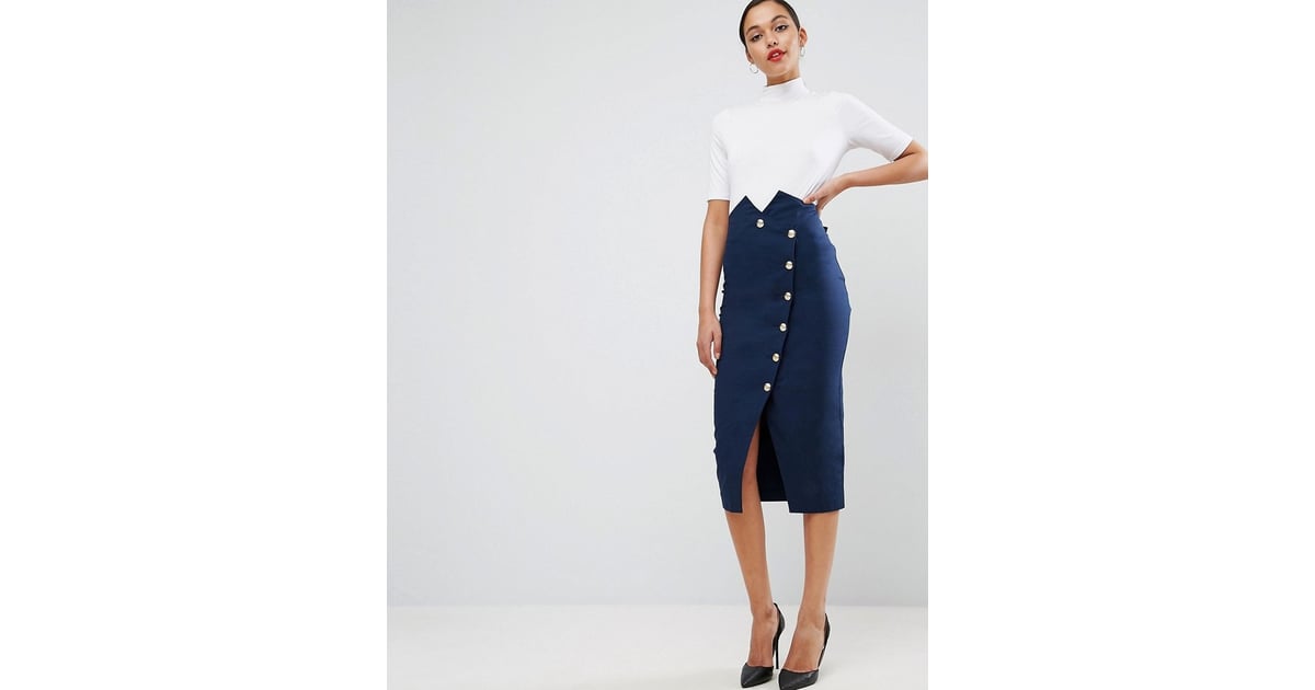 ASOS Tailored Pencil Skirt Fall Skirts POPSUGAR Fashion Photo 22
