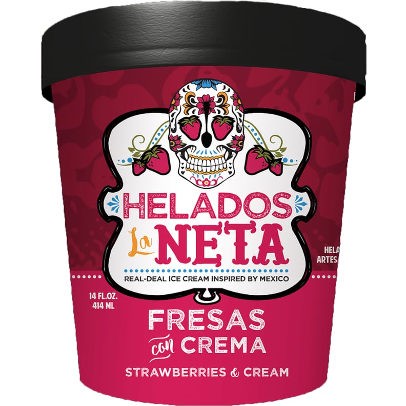 Helados La Neta Strawberries and Cream Ice Cream