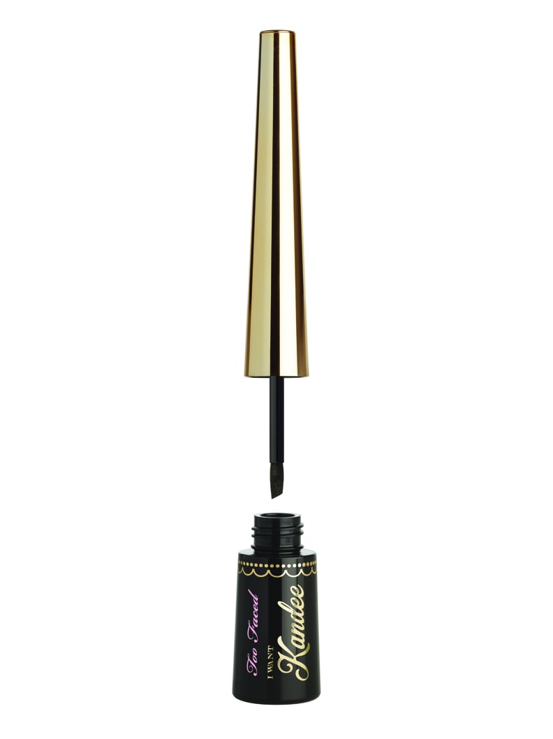 Too Faced I Want Kandee Candy Liner Black Licorice Liquid Eyeliner, $18